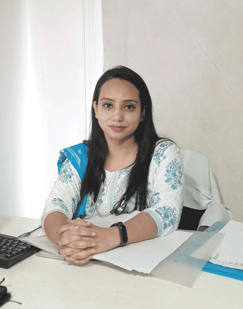 Dr. Nidhi Jamwal, BHMS doctor with 1 year of experience, specializing in general medicine.